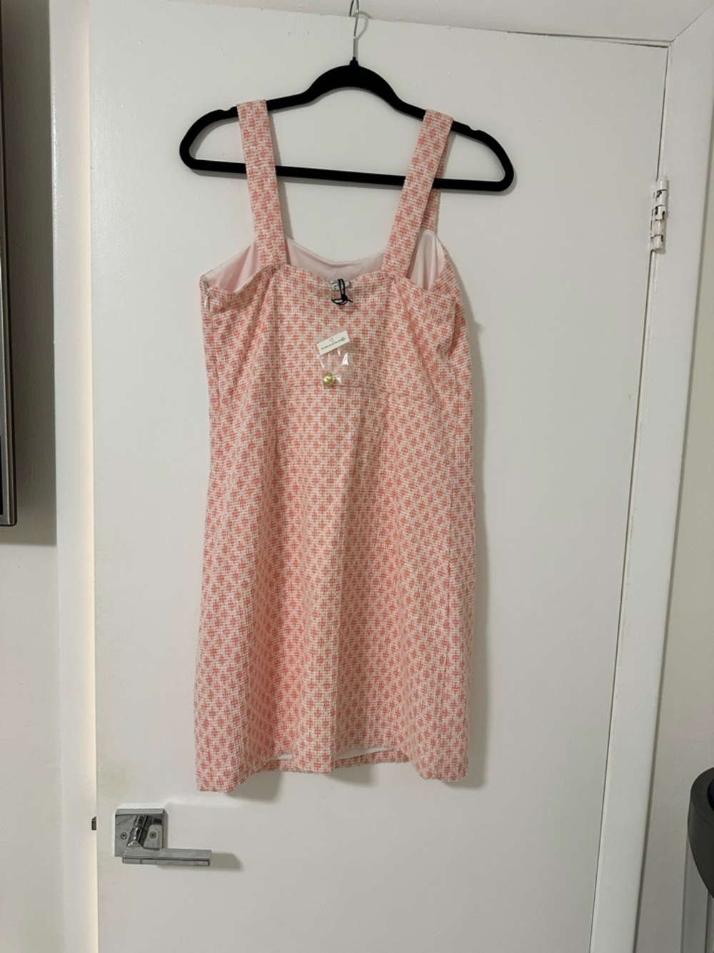 Pink Patterned Button-Front Dress - Picture 2 of 2